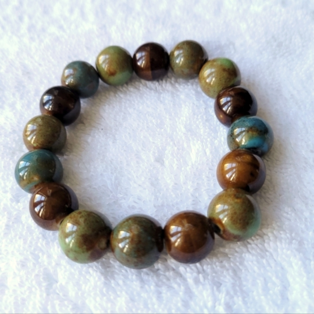 BLUE TIGER'S EYE Stretch Bracelet